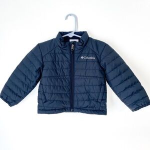 Columbia Boys 2T Dark Blue Quilted Jacket